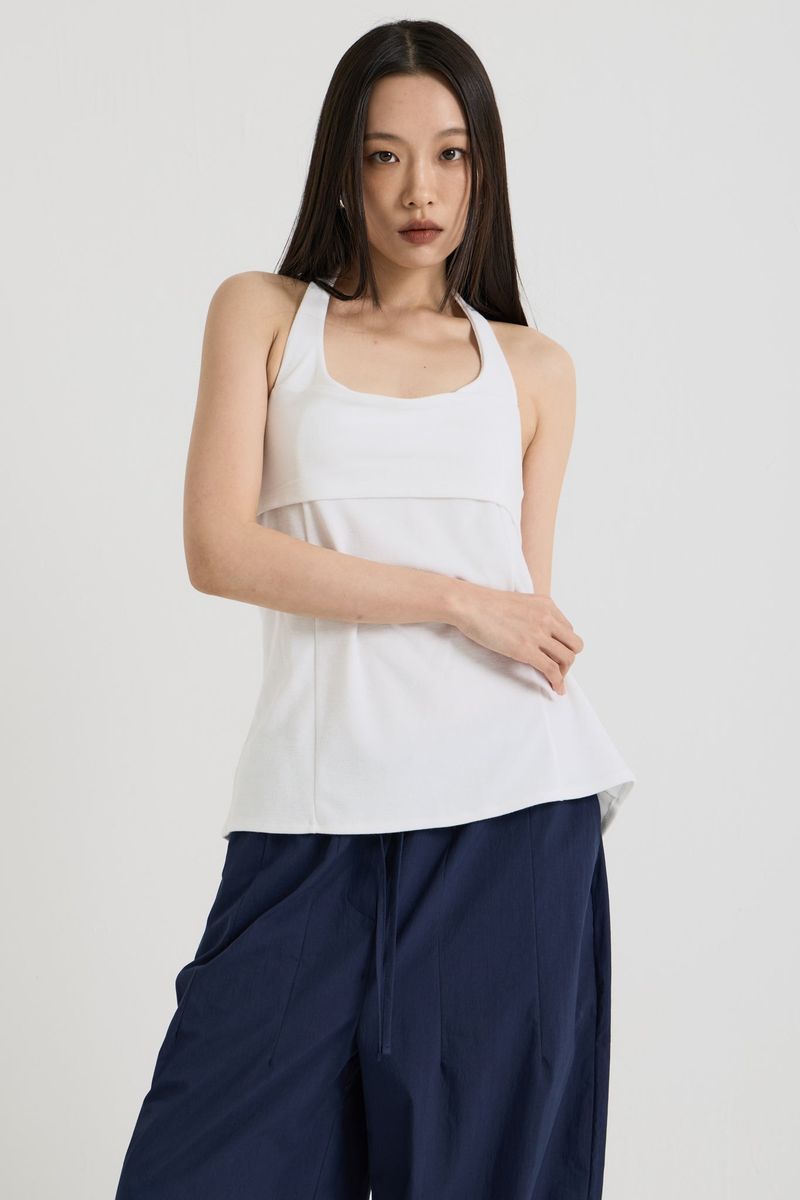 vadefy（ベイディフィー）の「Halterneck sleeveless, White（Tops）」