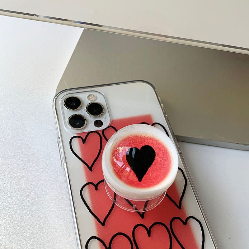 Red - Heart Christmas Phone Case Bead Tok Set