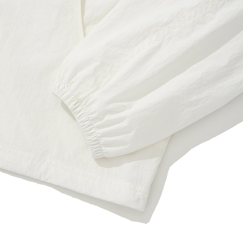 KIRSH プレーンインクシジョンウーブンウインドブレーカー [WHITE]