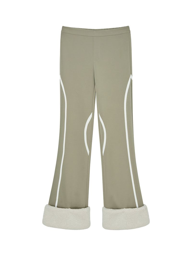 SHERPA POINT FITTED JERSEY PANTS (KHAKI)