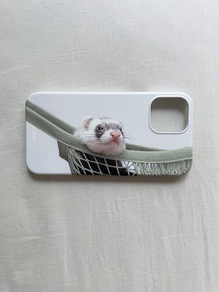 [my fluffy ferret in hammock hard case]