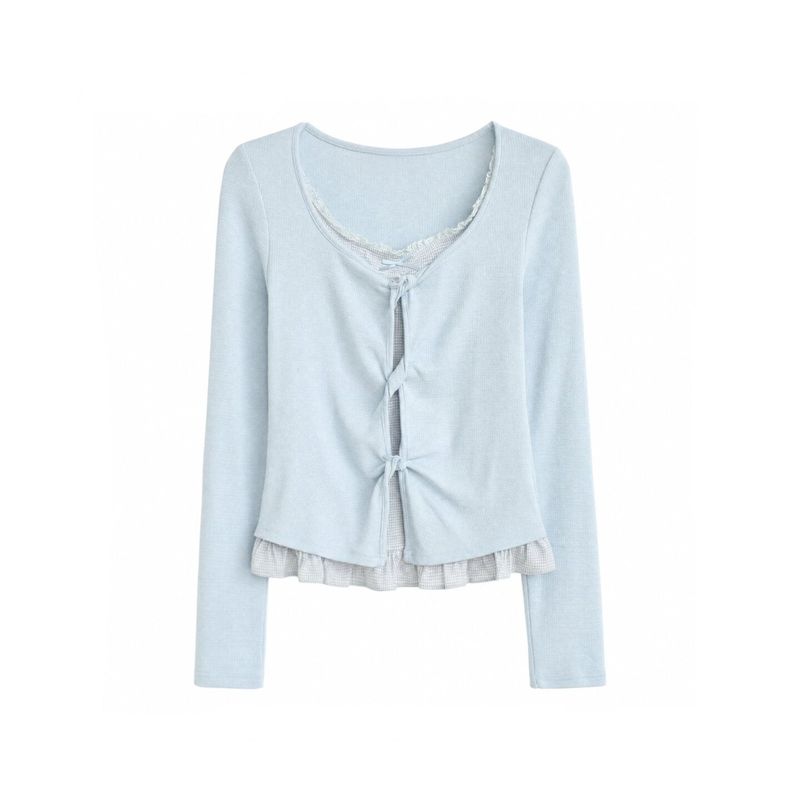 Vivi Check Layered T-shirt