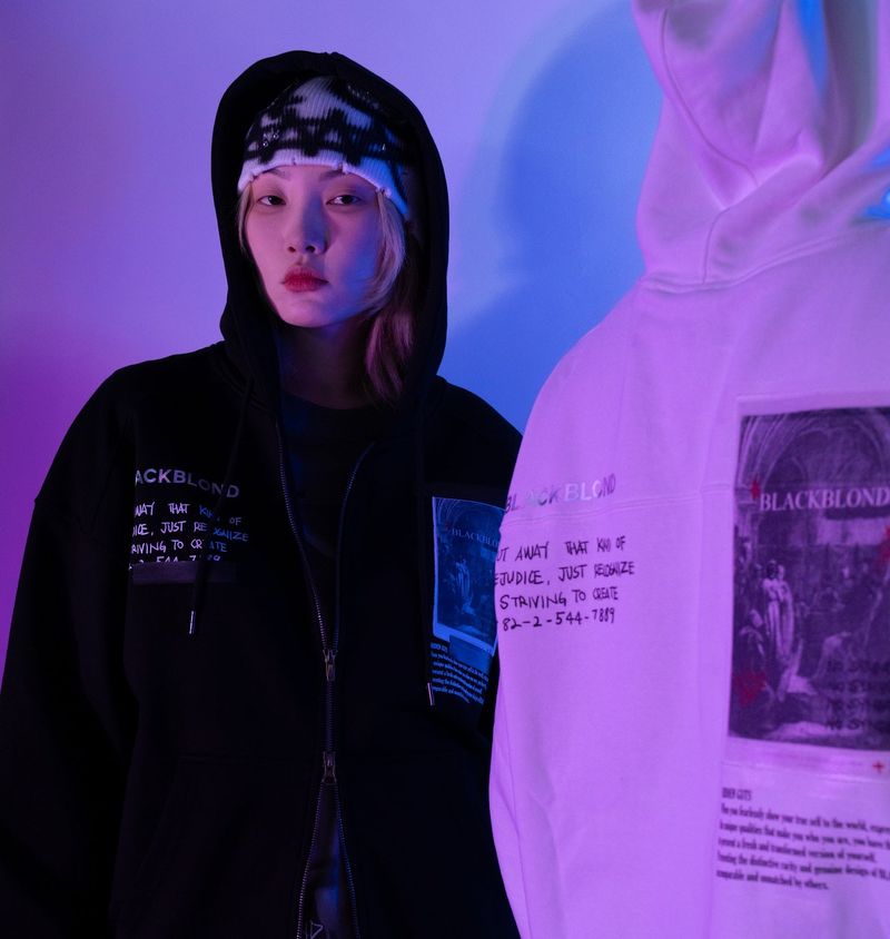 BBD No Sympathy Zip Up Hood Jacket (Black)