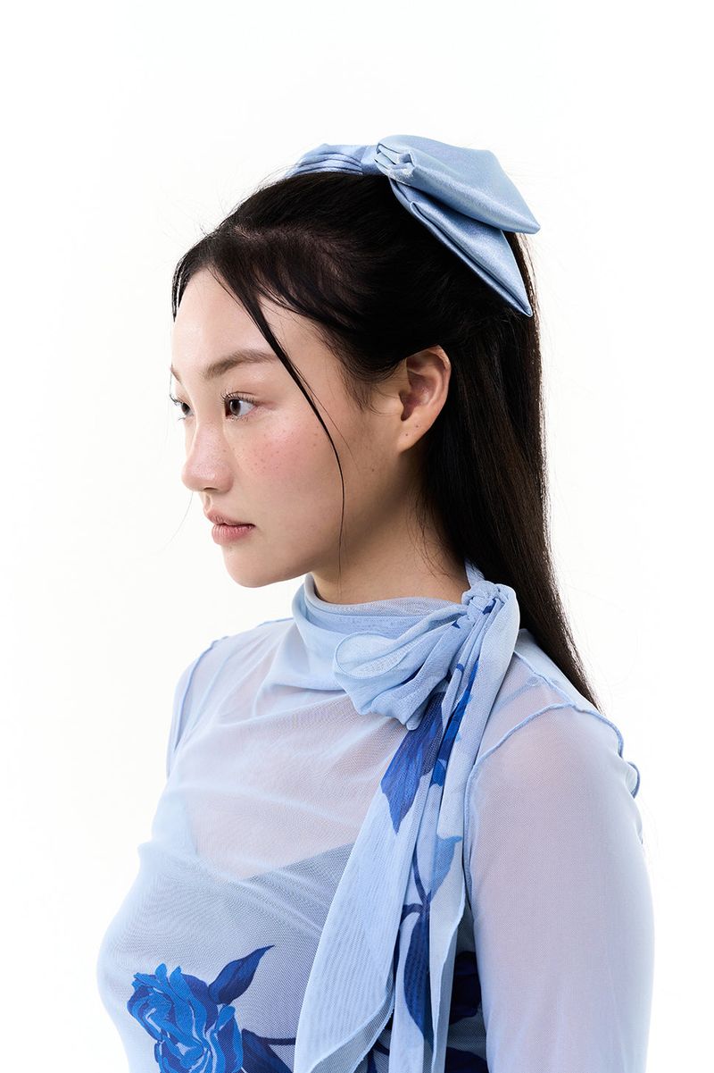 SATIN RIBBON / BLUE