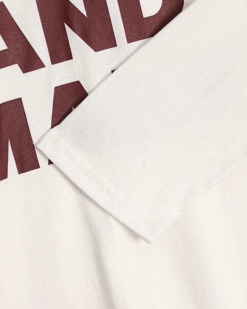 Text Regular Fit Long Sleeve