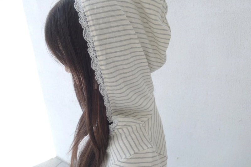 lace stripe tee