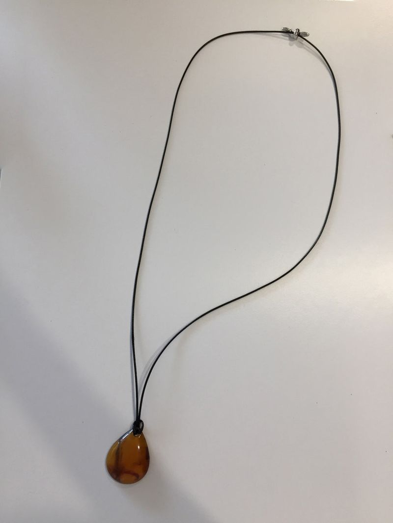 Homaika round cut necklace (2color)