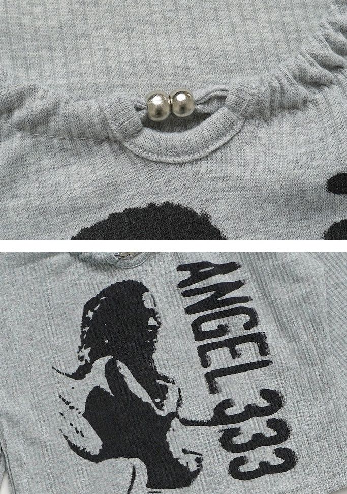 Choker Neck Cropped T-shirt