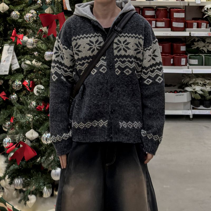Fiora nordic knit cardigan