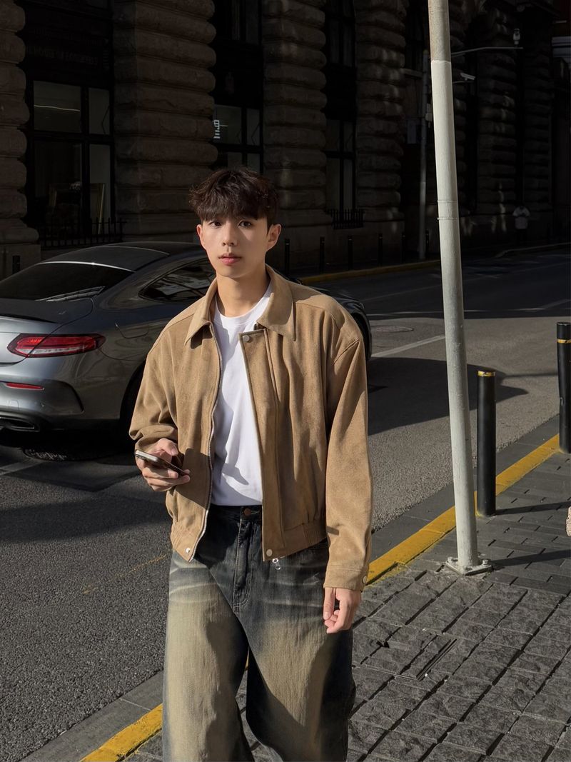 BONE SUEIDE JACKET