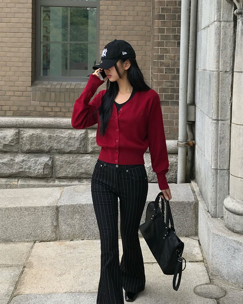 [ORIGINAL] Vale V-Neck Knit Cardigan