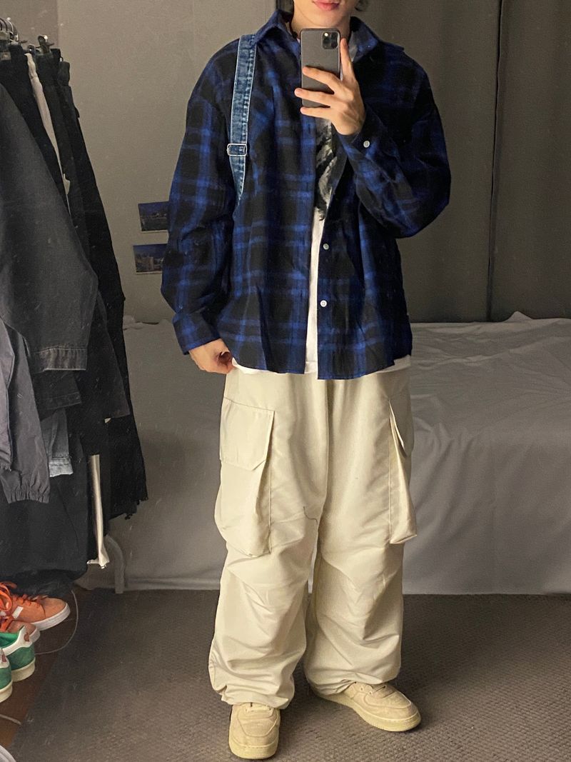 Daily Cargo String Balloon Wide Pants 3C