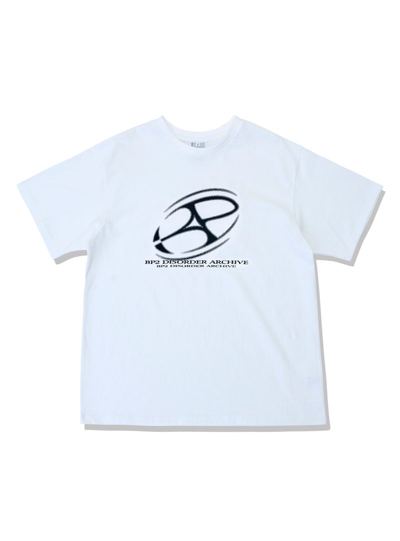 BIG GRAPHIC LOGO TEE WHITE BLACK LOGO