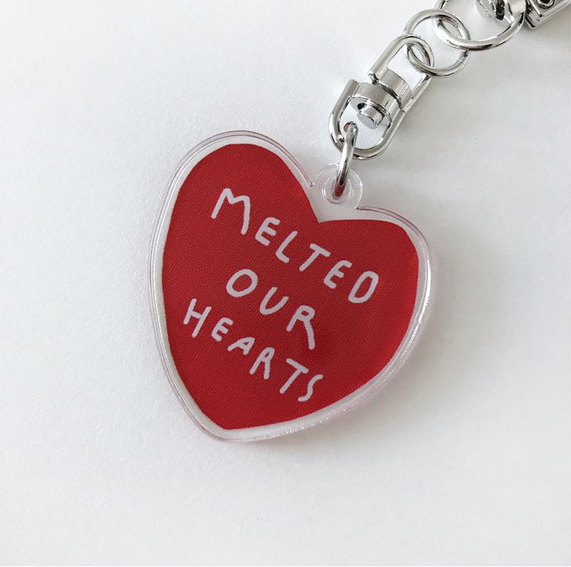 Melted Our Hearts Keyring (2C)
