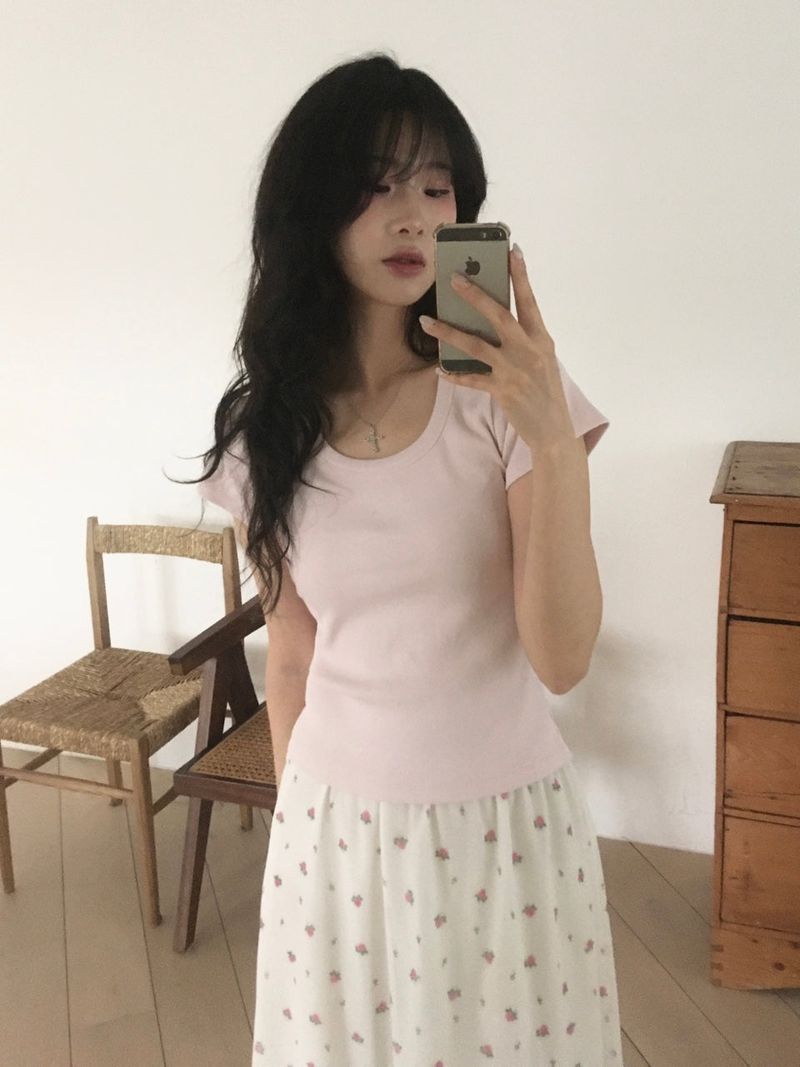 Soft U-Neck Tee