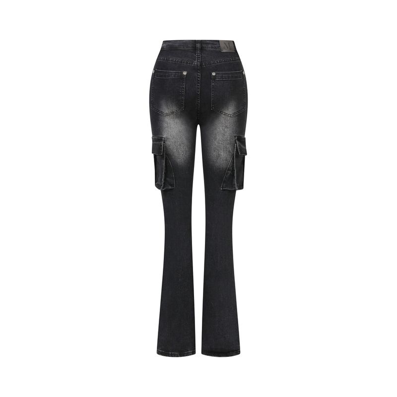LUBEL BOOTS CUT CARGO DENIM PANTS