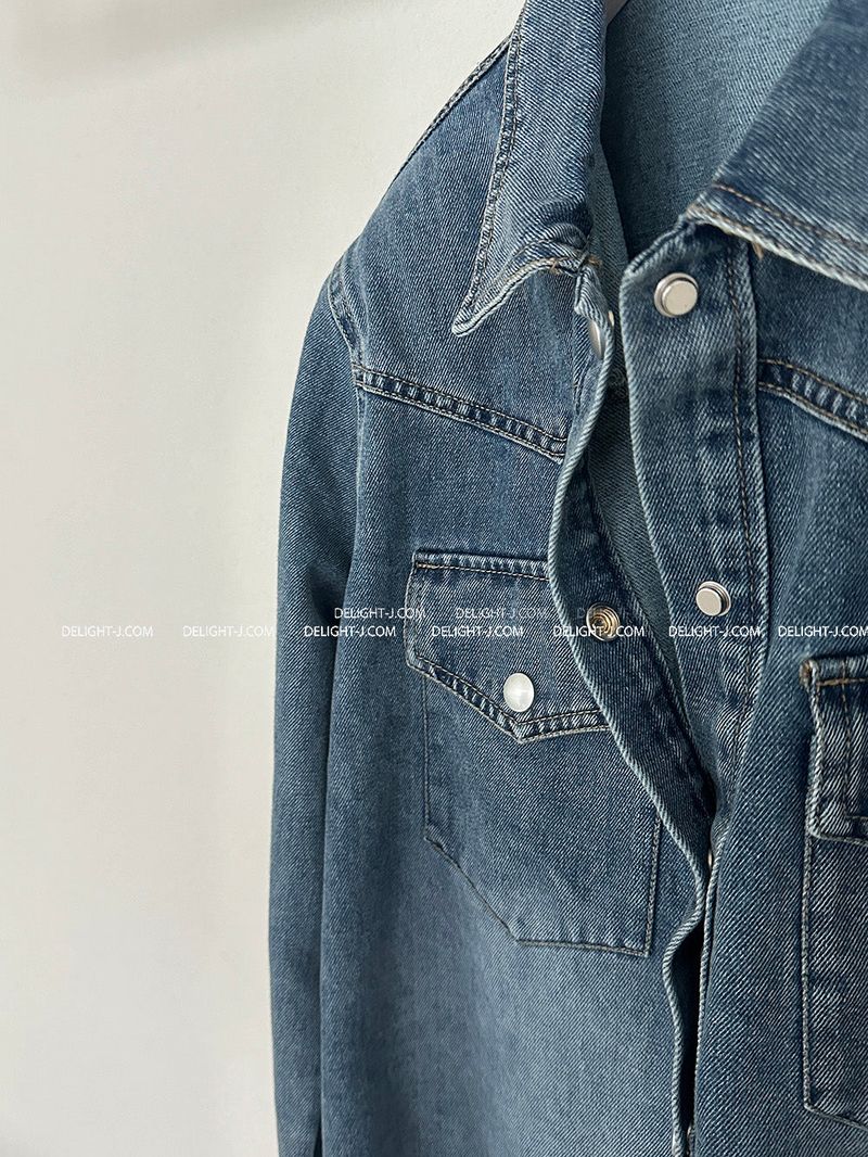 Bart Shirt Pad Jean Jacket
