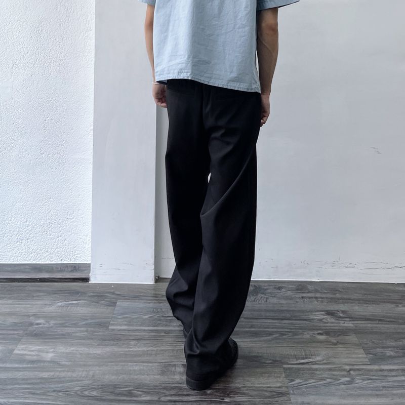 Bias Panel Wide Trousers