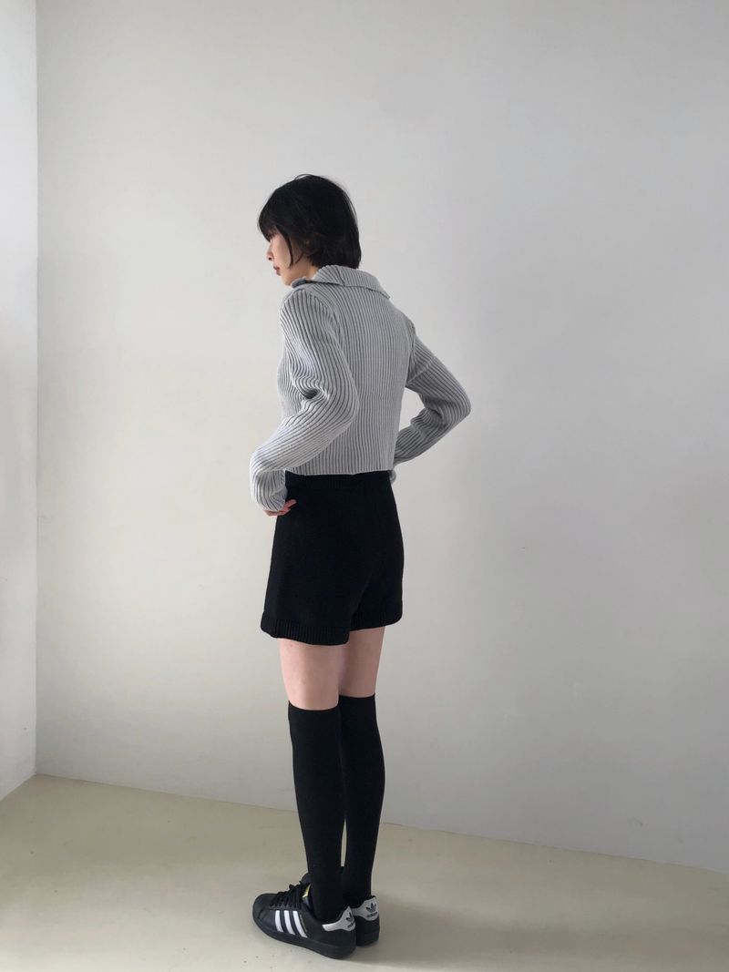 Lovely wide knit shorts