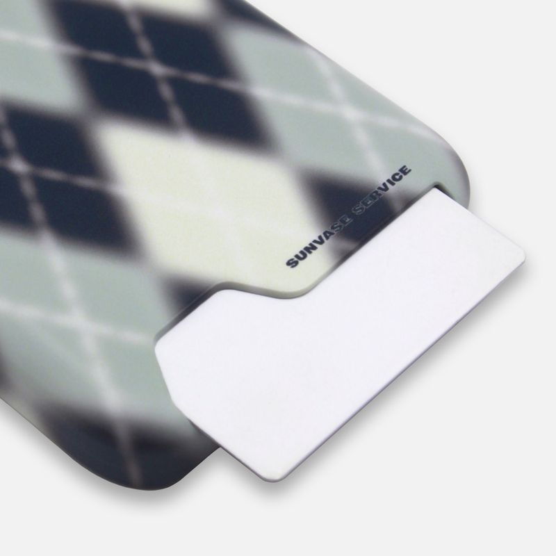 ARGYLE BLUR CASE_NAVY (matte card hard)