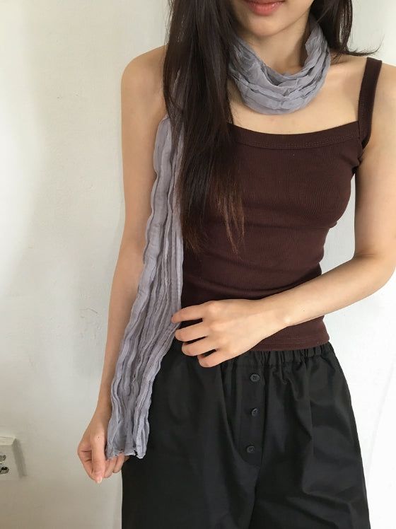 Mua Color Ribbed Sleeveless