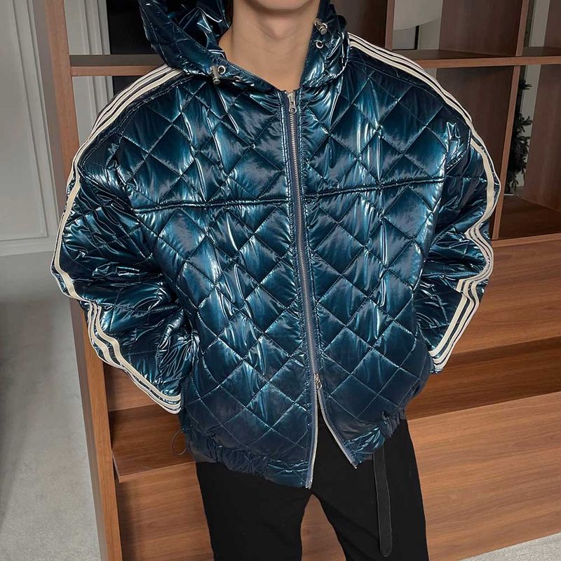 ASCLO（エジュクロ）の「ASCLO Triple Line Quilt Glossy Padded Jumper (2color)（Jackets/Outerwear）」