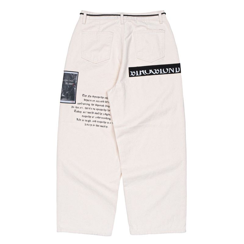 BBD No Sympathy Wide Cotton Pants (Ivory)
