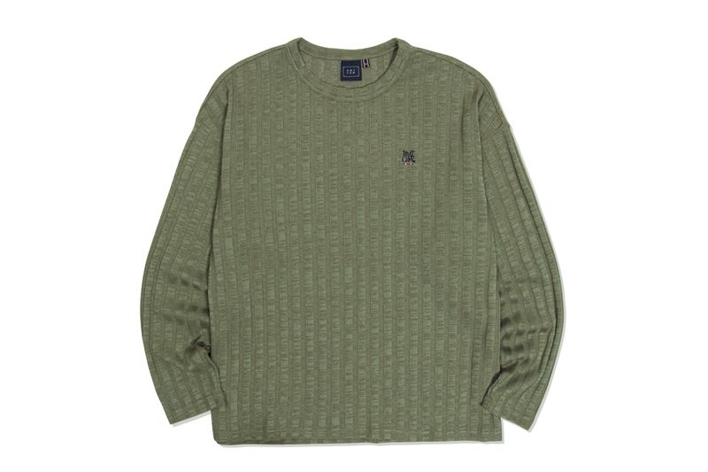 WIDE KNIT CREWNECK