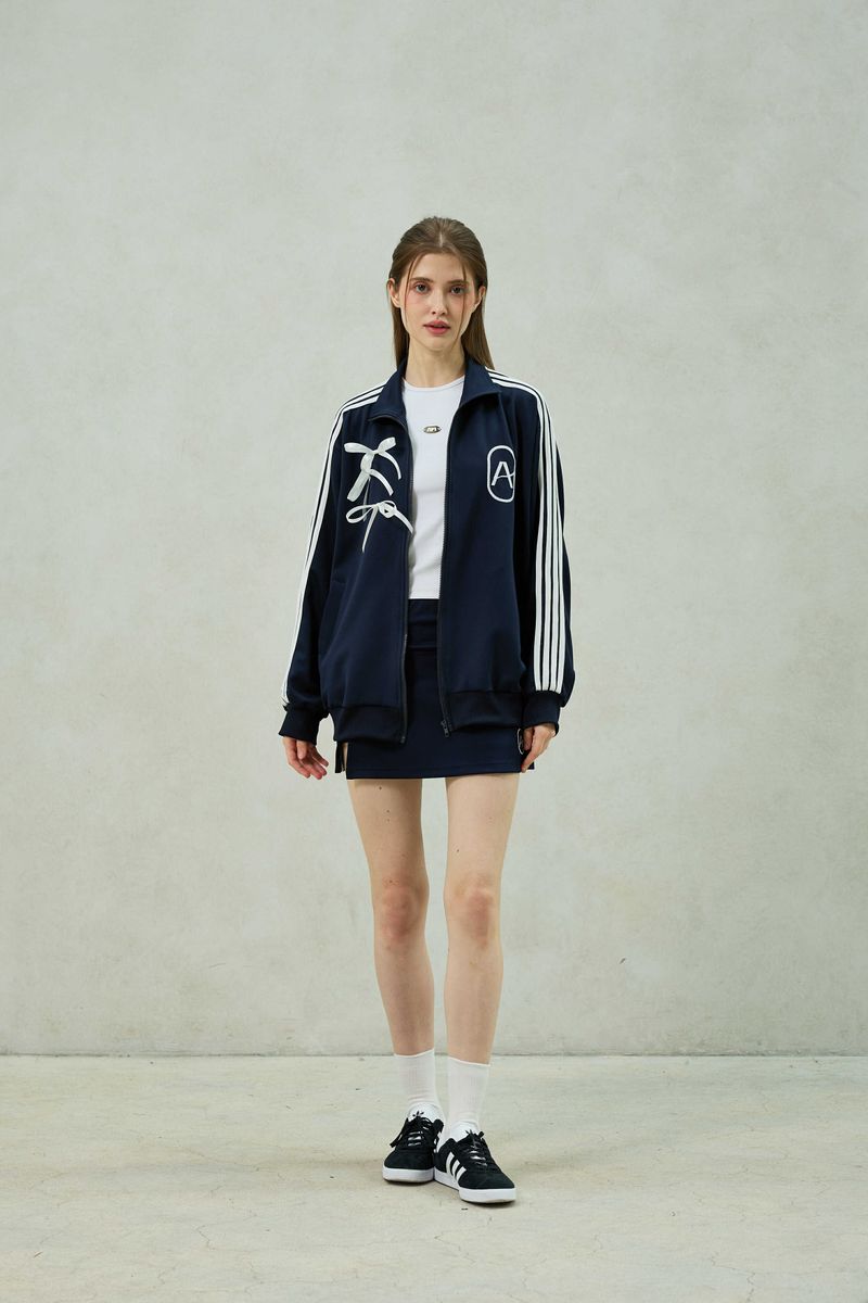 BONNY JERSEY SKIRT PANTS / NAVY
