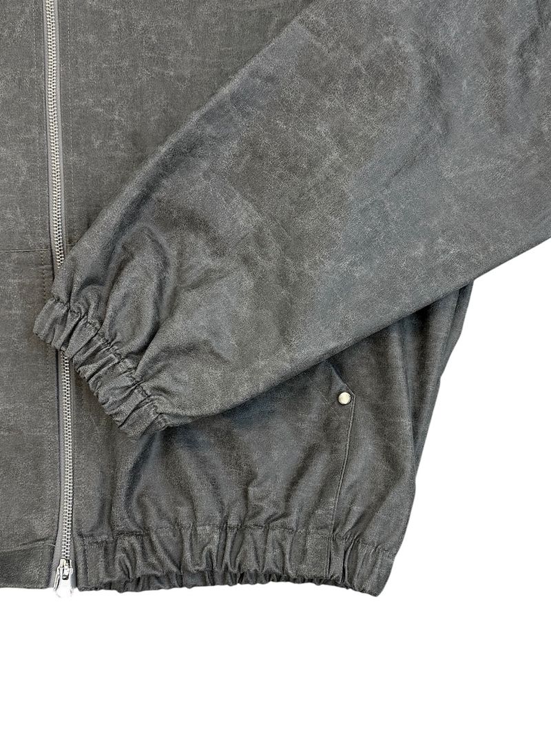 Smoky Leather Hood Jumper