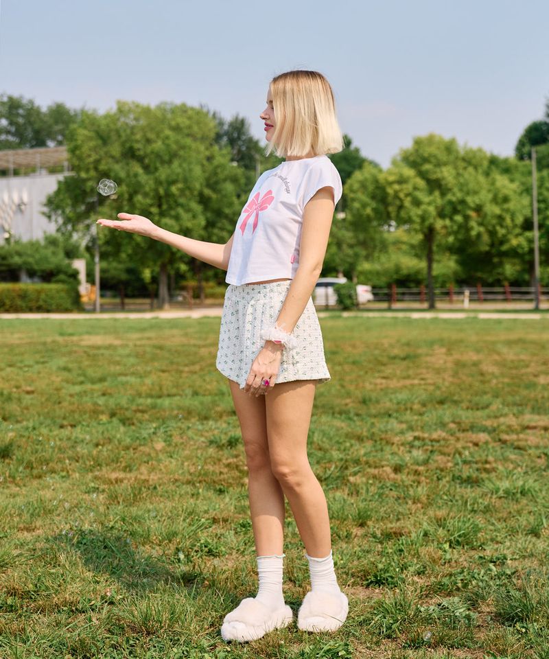 MICRO FLORAL SHORTS