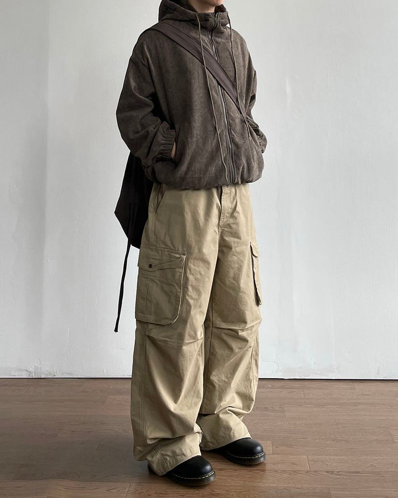 Leg Washing Cargo Pants
