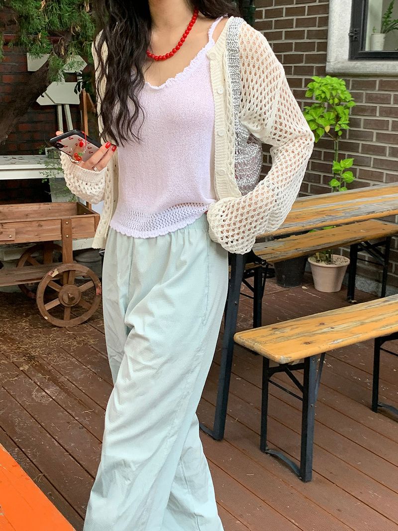 [MADE] RODYL FRILL KNIT SLEEVELESS