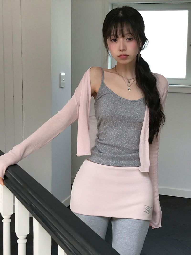 [MADE] Jeweled Cubic Folding Bootcut Sweatpants