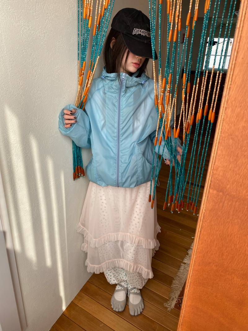 wave mesh skirt 