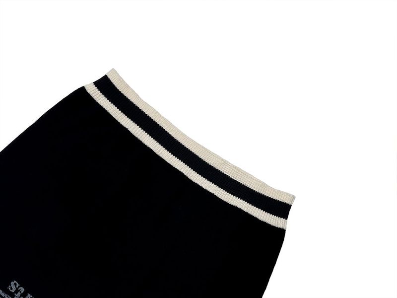Blif Collar Half Sleeve Knit