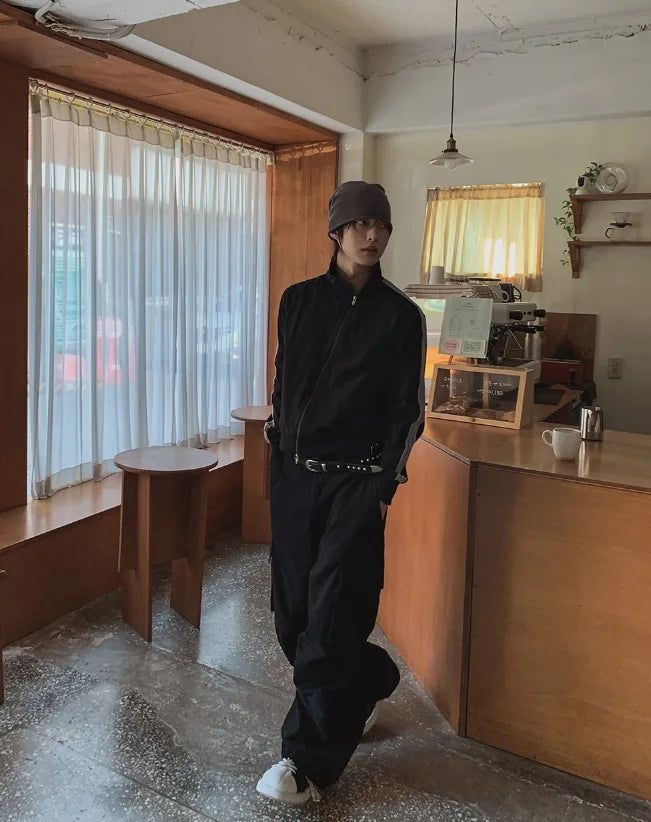 Paul Wide Cargo Cotton Pants