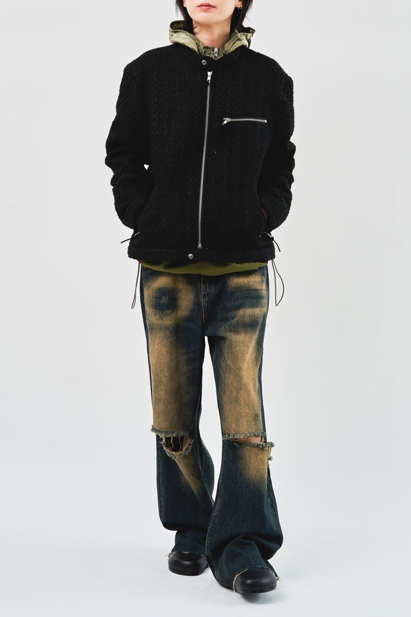 Temple Tweed Biker Jacket
