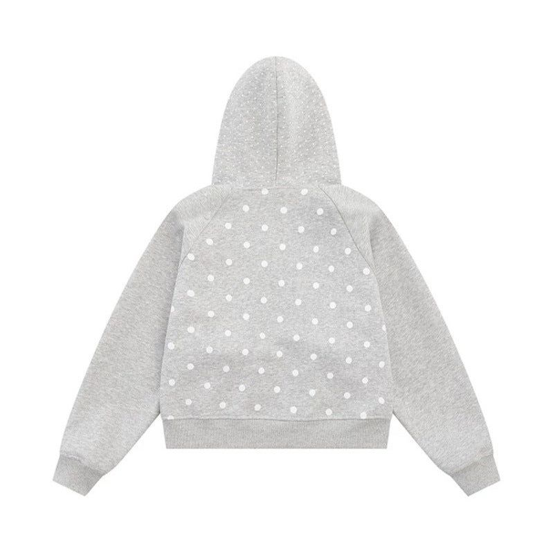 Nerisse Frill Dot Zip-Up