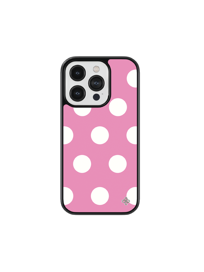 [Glass] Big White Dot Case