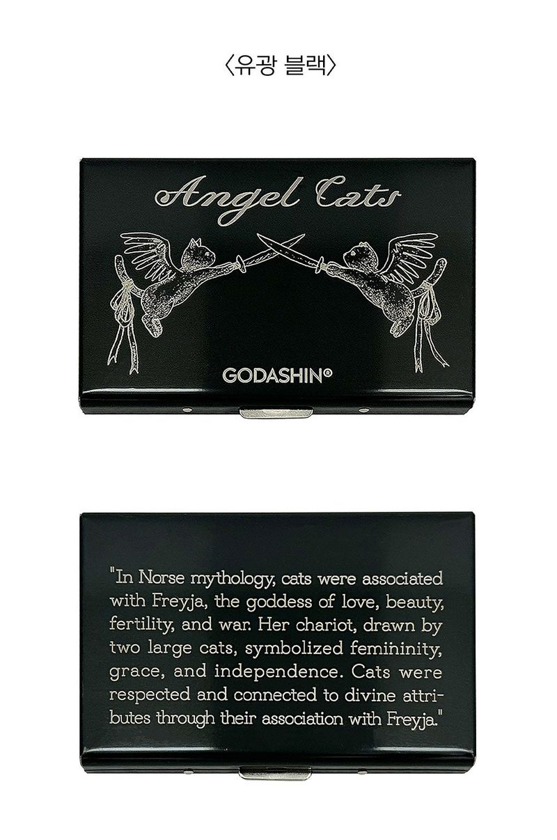 GODASHIN Angel Cats Accordion Wallet