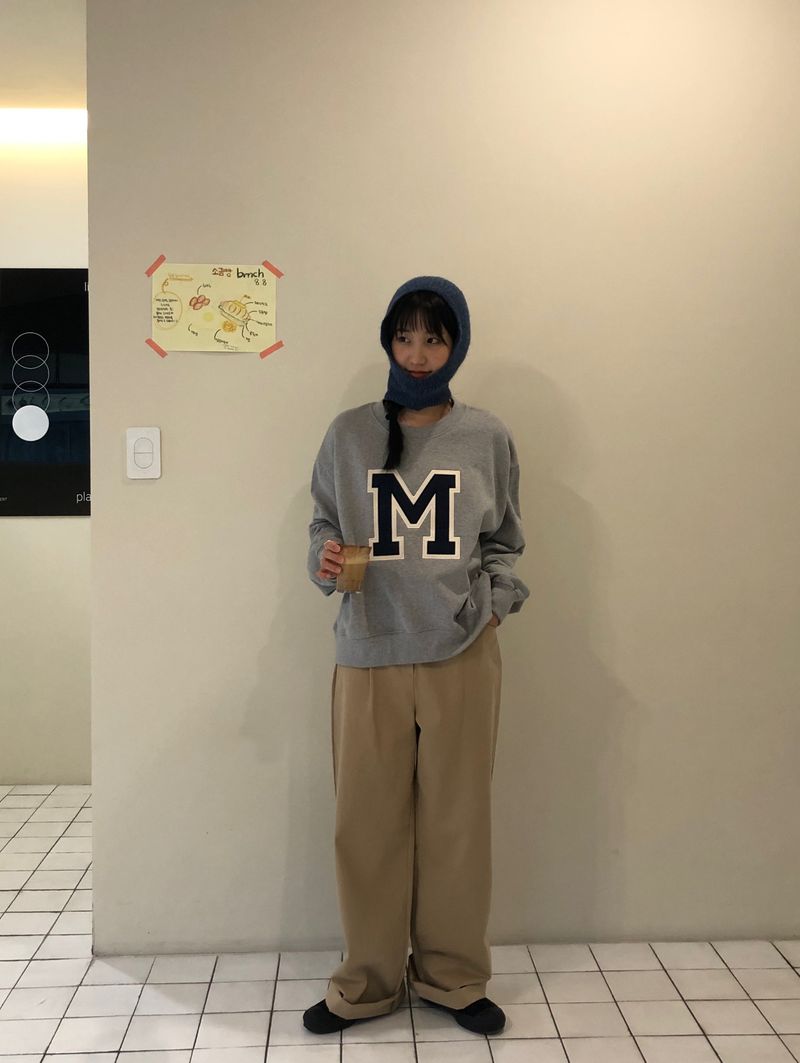 Feminine cotton wide pintuck pants 