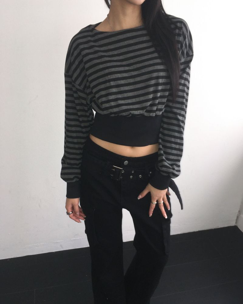 Stripe banding crop mtm