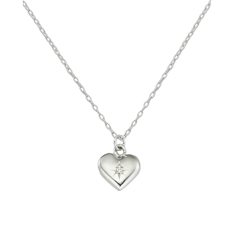 indyarchive(インディーアーカイブ)の「HEART CUBIC NECKLACE(Accessories)」