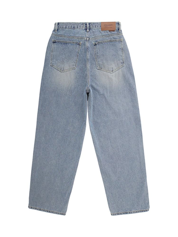 M186 BASIC WIDE DENIM PANTS