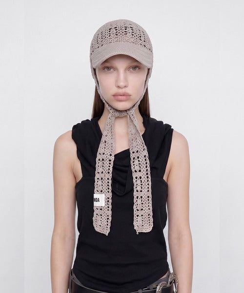 OPEN KNIT CAP