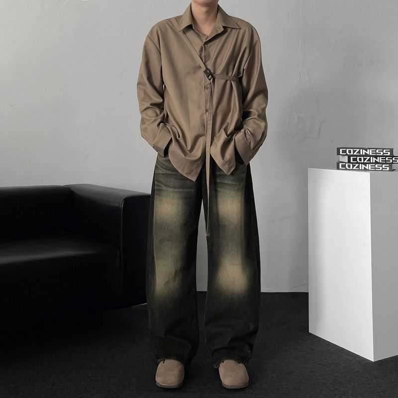 TR2528 Two Point Sand Wide Denim (2 colors)
