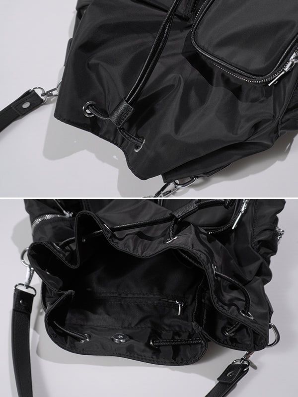 Pocket Multi-Shoulder Bag Backpack (3Way)
