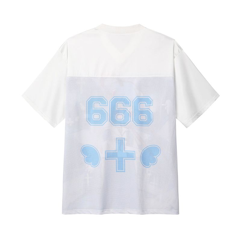 Satin Animation Top - WHITE