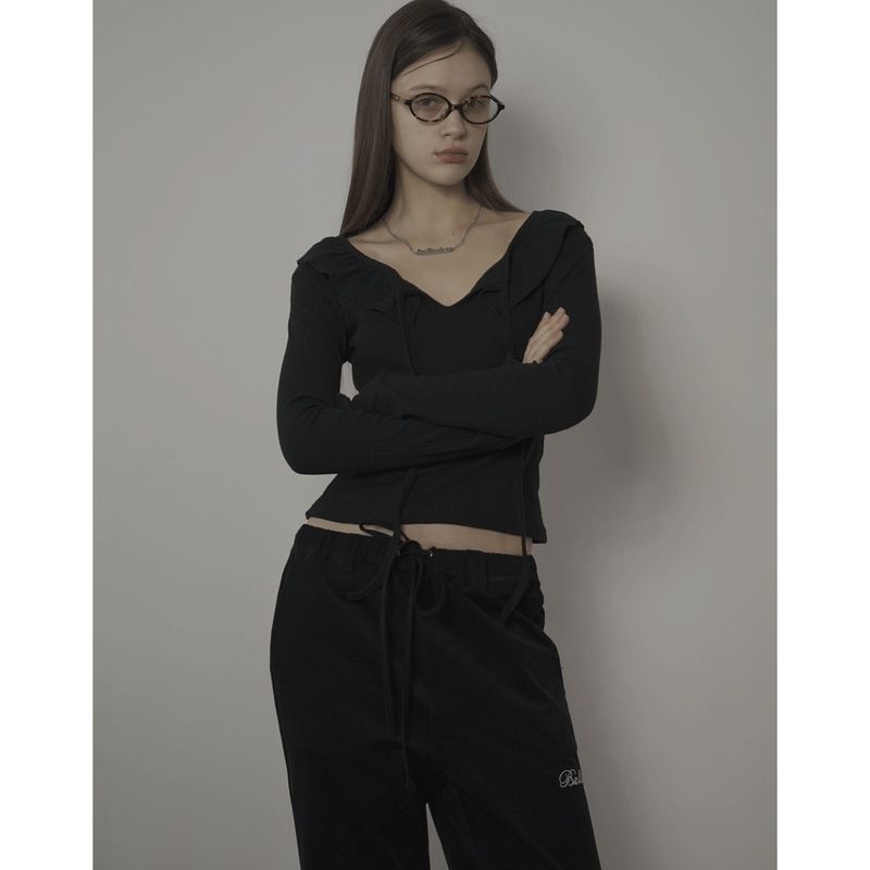 FAIRY LONG SLEEVE-BLACK